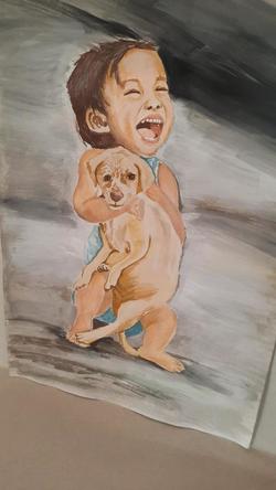 Рисунок Маленькое большое счастье Шкондирова А