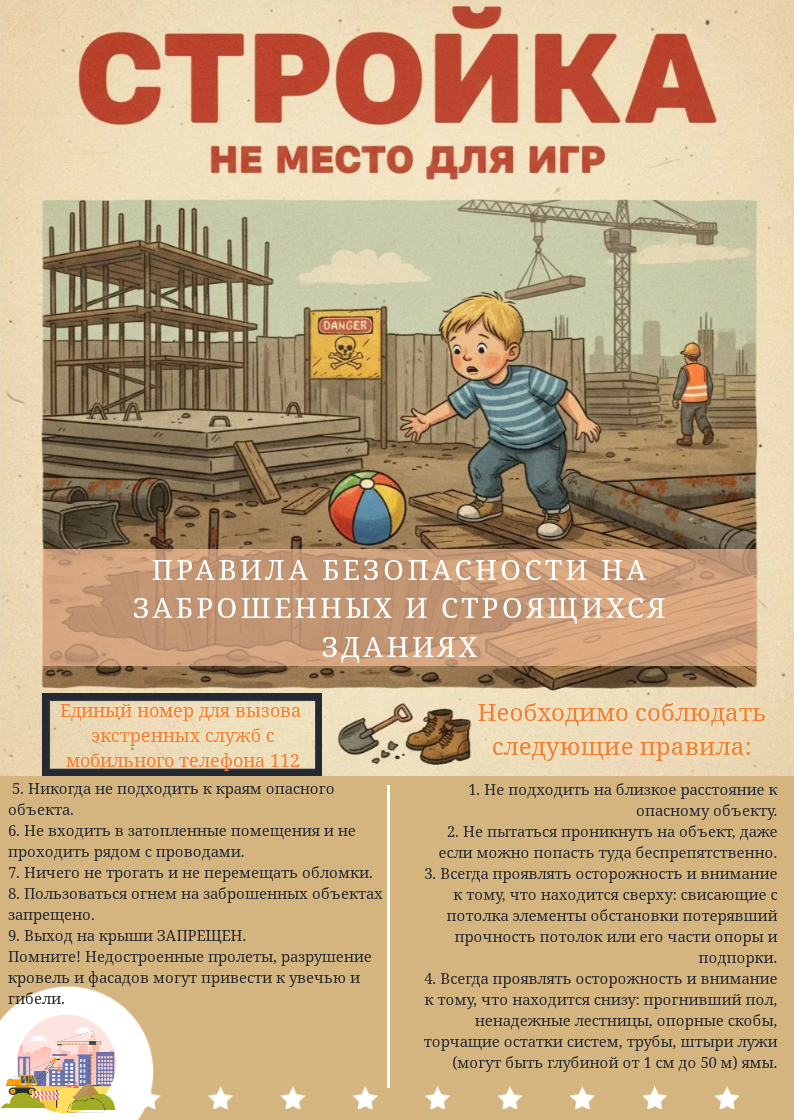Правила безопасности на заброшенных и строящихся зданиях
