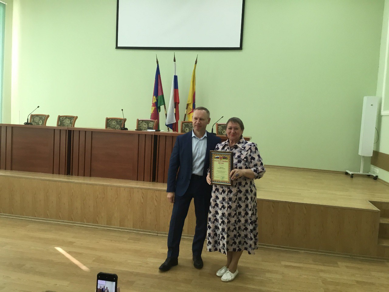 С главой МО